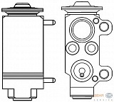 Расширительный клапан кондиционера BMW 1 (E81,87,E82,88),3 (E90),3 Touring (E91),3 (E92,93),X1 (E84)