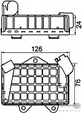 Масляный радиатор MERCEDES-BENZ (W202),(S202),(W210),седан (W124)