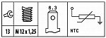Датчик температуры охлаждающей жидкости NISSAN ALMERA I (N15),ALMERA I Hatchback (N15),X-TRAIL (T30)