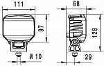 Фара рабочего света Power Beam 1800 Compact LED б/с DEUTSCH