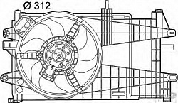 Вентилятор охлаждения двигателя FIAT PUNTO (188),PUNTO Van (188AX)