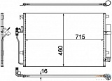 КОНДЕНСАТОР КОНДИЦИОНЕРА 8FC351307-641