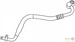 Трубопровод высокого / низкого давления, кондиционер MERCEDES-BENZ (W221),