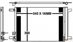 Конденсатор, кондиционер, с осушителем AUDI A3 (8V1),A3 Limousine (8VS),A3 Sportback (8VA) SEAT LEON (5F1),LEON SC (5F5) SKODA OCTAVIA (5E3),OCTAVIA Combi (5E5) VW GOLF VII (5G1),GOLF VII Variant (BA5)