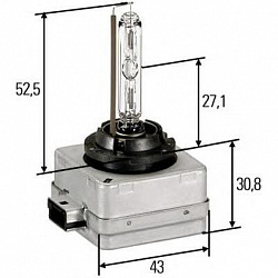 Лампа ксенон Hella D1S