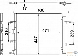 КОНДЕНСАТОР КОНДИЦИОНЕРА 8FC351304-181