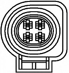 Датчик, частота вращения колеса FORD GALAXY (WGR) SEAT ALHAMBRA (7V8, 7V9) VW SHARAN (7M8, 7M9, 7M6)
