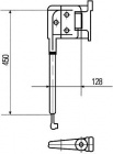 Кронштейн, наружное зеркало, слева MAN F 2000,L 2000,NG,NL,NM,N?