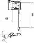 Кронштейн, наружное зеркало, справа MAN F 2000,L 2000,NG,NL,NM,N?