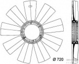 КРЫЛЬЧАТКА ВЕНТИЛЯТОРА ДВИГАТЕЛЯ