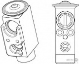 Расширительный клапан кондиционера DAF LF 45,LF 55 RENAULT TRUCKS Kerax,Midlum,Premium 2 VOLVO FE,FL