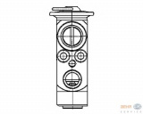 Расширительный клапан кондиционера MERCEDES-BENZ (W203),(S204),(CL203),(W463),(W220),S-CLASS купе (C215),SLK (R170),VIANO (W639),VITO / MIXTO фургон (W639),VITO автобус (W639)