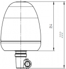 Проблесковый маячок KL Rota Compact FL (LED) вспышка